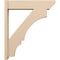 Ekena Millwork 8-in W x 36-in D x 42-in H Balboa Slat Rough Cedar Woodgrain TimberThane Outlooker, Primed Tan OUTUR080X36X42BOA24RCPR - alternate 6
